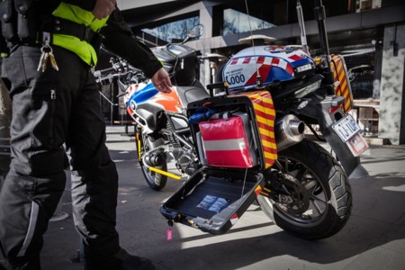 Motorcycle Paramedic Ambulance Photo Story 78