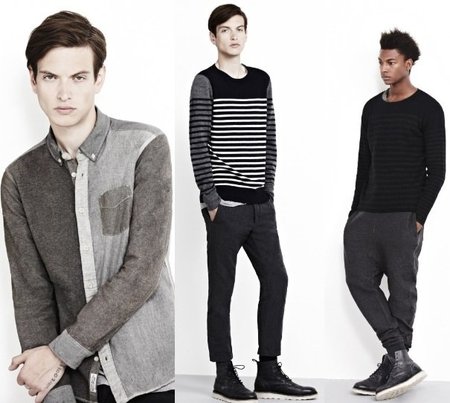 Escala grisácea en el lookbook de All Saints Otoño-Invierno 2011/2012
