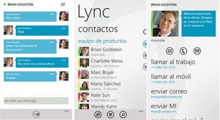 Microsoft Lync ahora también disponible para Windows Phone 7