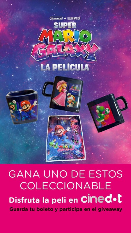 Coleccionables Mario Galaxy Cinedot Sorteo