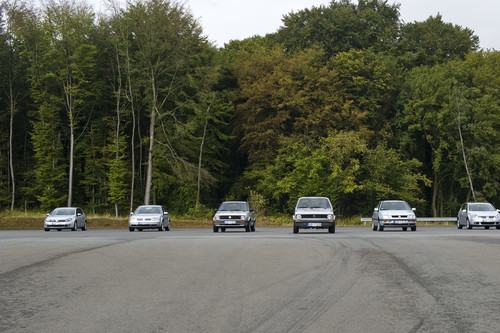 Las siete generaciones del Volkswagen Golf, cara a cara