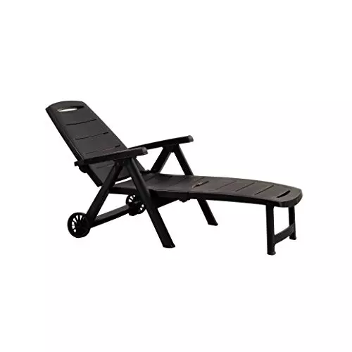 Shaf Jardin Antibes | Tumbona Plegable de Exterior con Ruedas