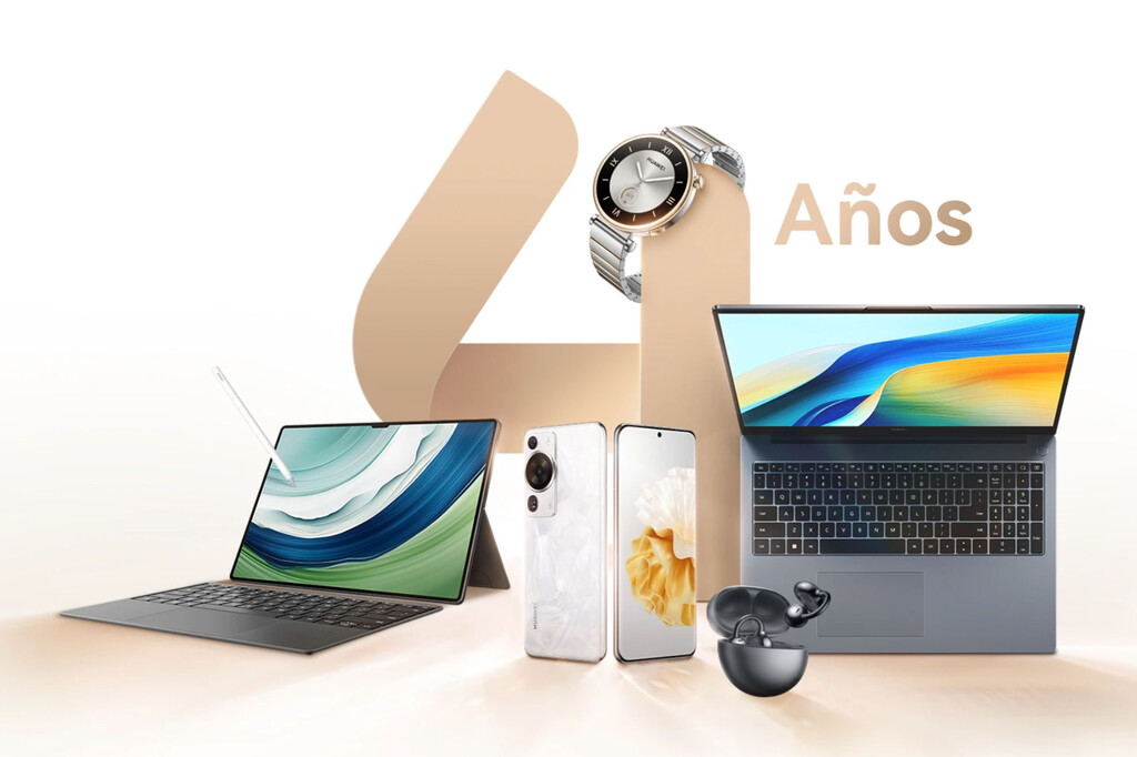 Huawei celebra el Cuarto Aniversario de su Store poniéndote más a tiro que nunca tablets, relojes o portátiles