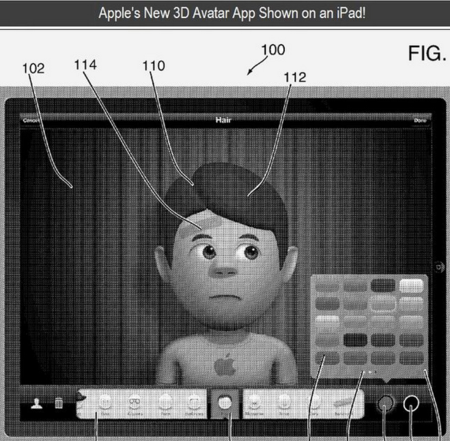 Apple muestra una aplicación para la creación de avatares 3D en una propuesta de patente