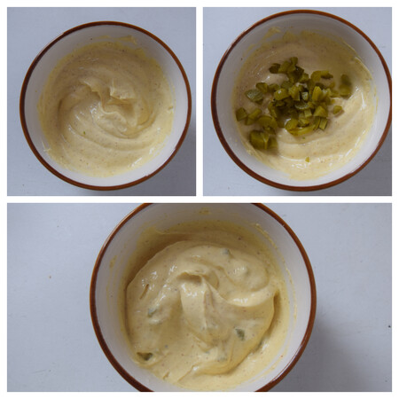 Salsa remoulade paso a paso