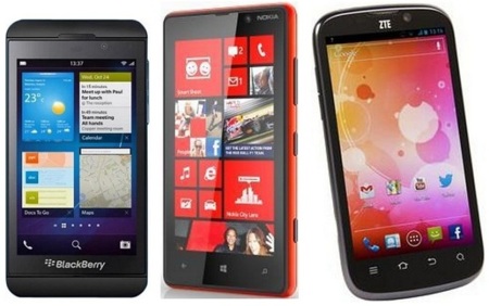 Precios con Yoigo del Nokia Lumia 820 y ZTE Grand X. Blacberry Z10 llegará más adelante