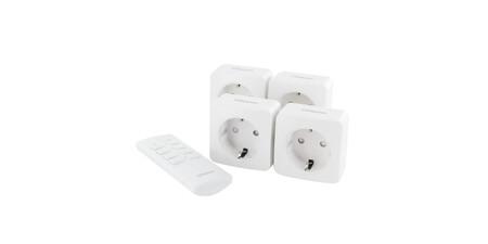 pack de cuatro enchufes inteligentes Leroy Merlin