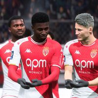 Es una gran promesa de la liga francesa, juega en el Monaco y podemos conseguir gratis su carta Future Stars con GRL 86 en Ultimate Team para EA Sports FC 24 (FIFA 24), Magassa 