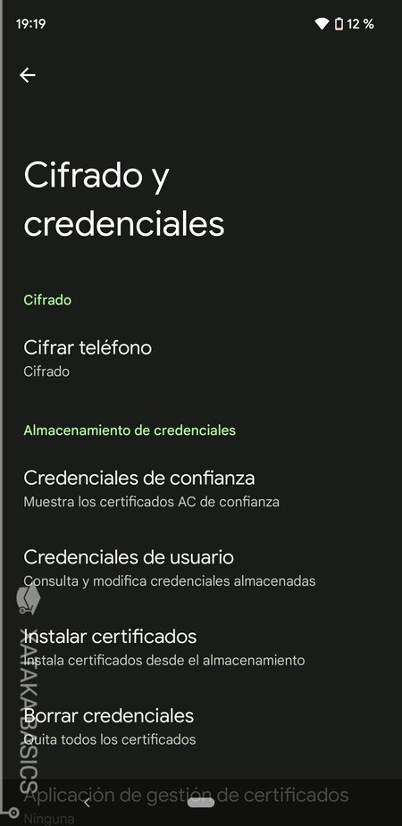 Cifrado Credenciales