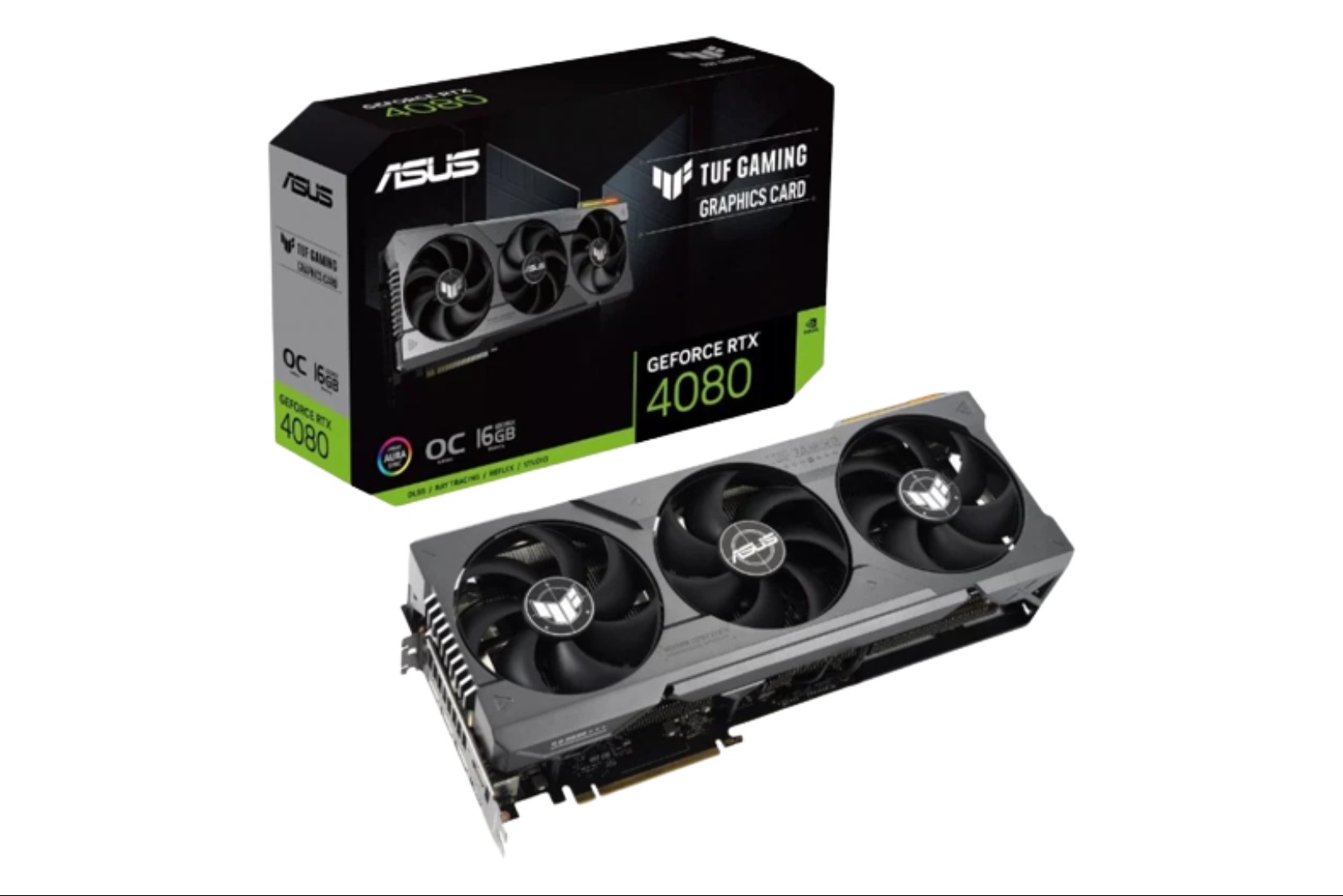Asus TUF Gaming GeForce RTX 4080 16GB GDDR6X OC Edition DLSS3 - Tarjeta Gráfica
