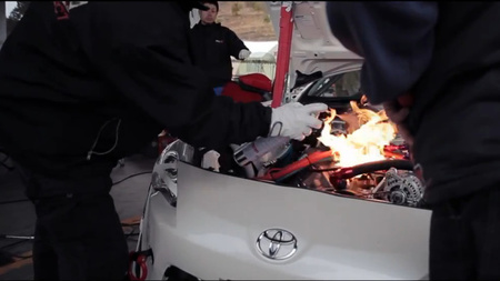 Dando una vuelta con el Toyota GT 86 preparado para la Fórmula D Asia