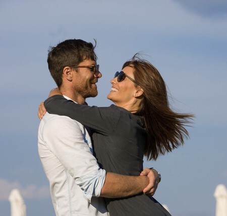 Xabi Alonso y Nagore Aramburu