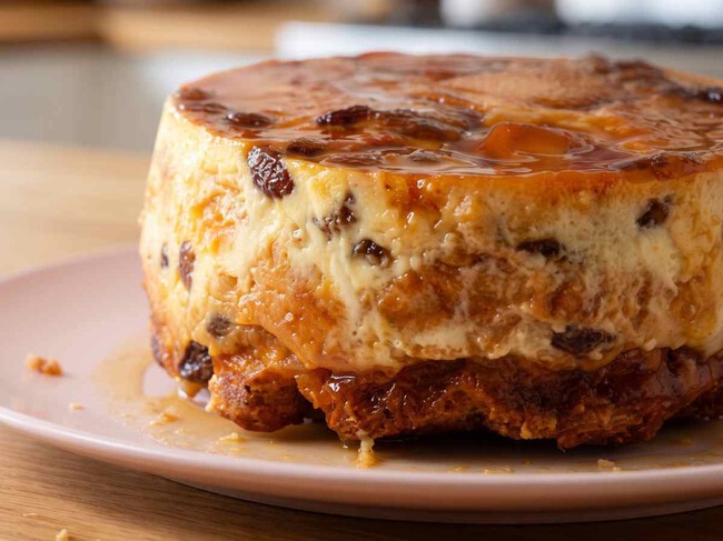Cómo hacer un postre con pan duro y un toque de ron, lleva pocos ingredientes y se prepara sin horno