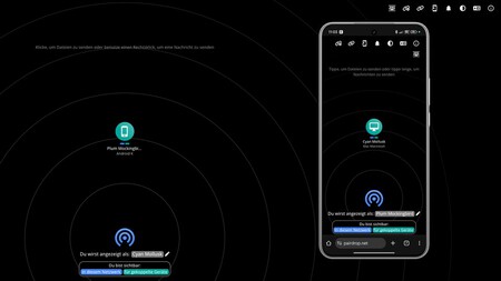 O PairDrop funciona como o LocalSend, mas não requer instalação. Imagem | Duy Linh Dinh/GameStar Tech