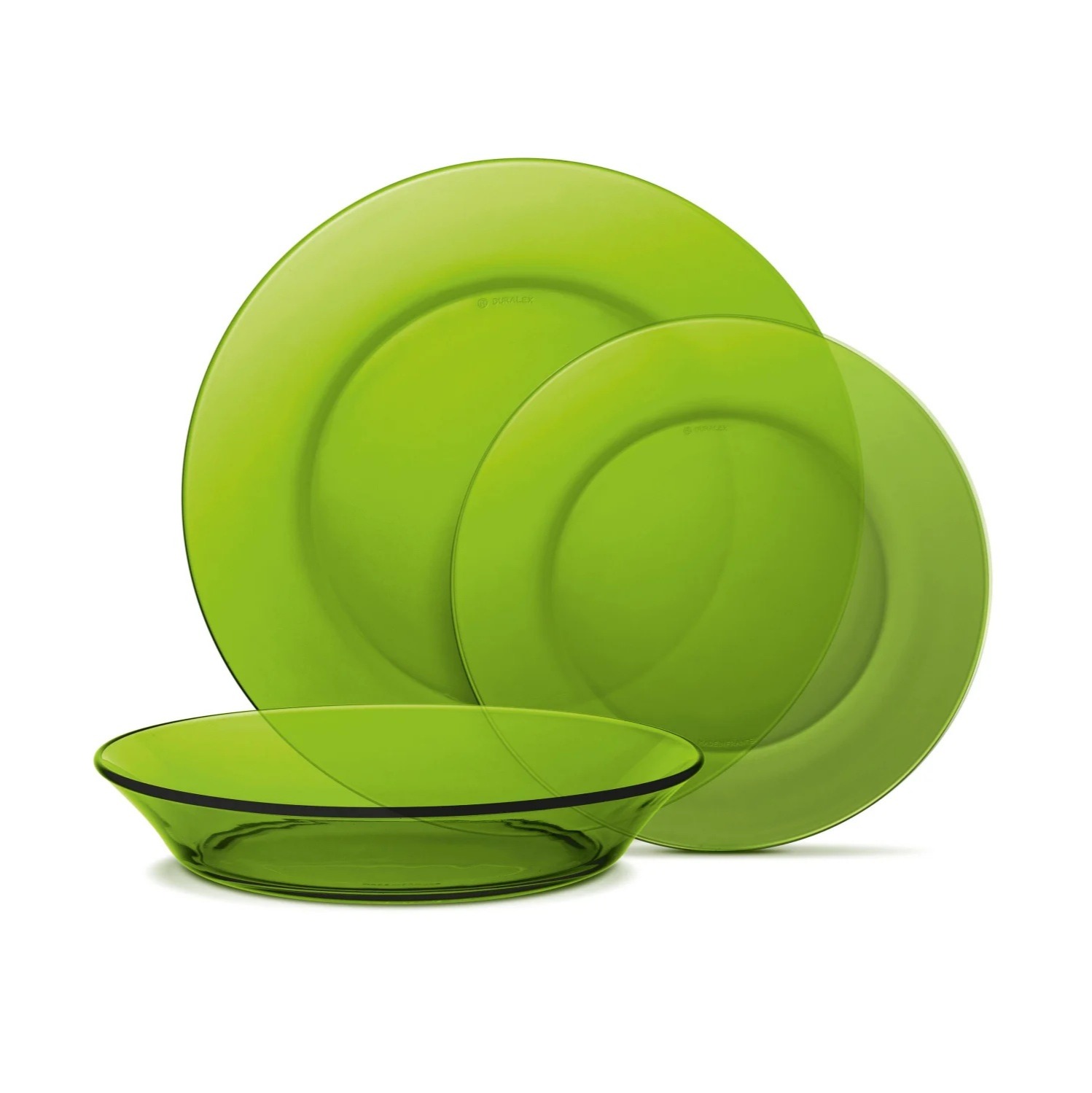 Vajilla Duralex en verde