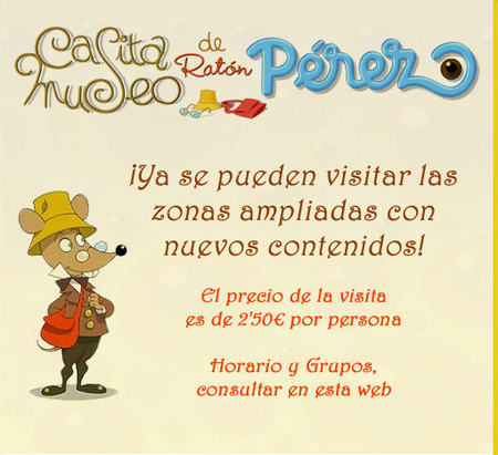 La Casita Museo del Ratón Pérez en Madrid ha ampliado sus instalaciones