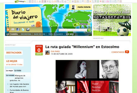 Nuevo diseño en Diario del Viajero