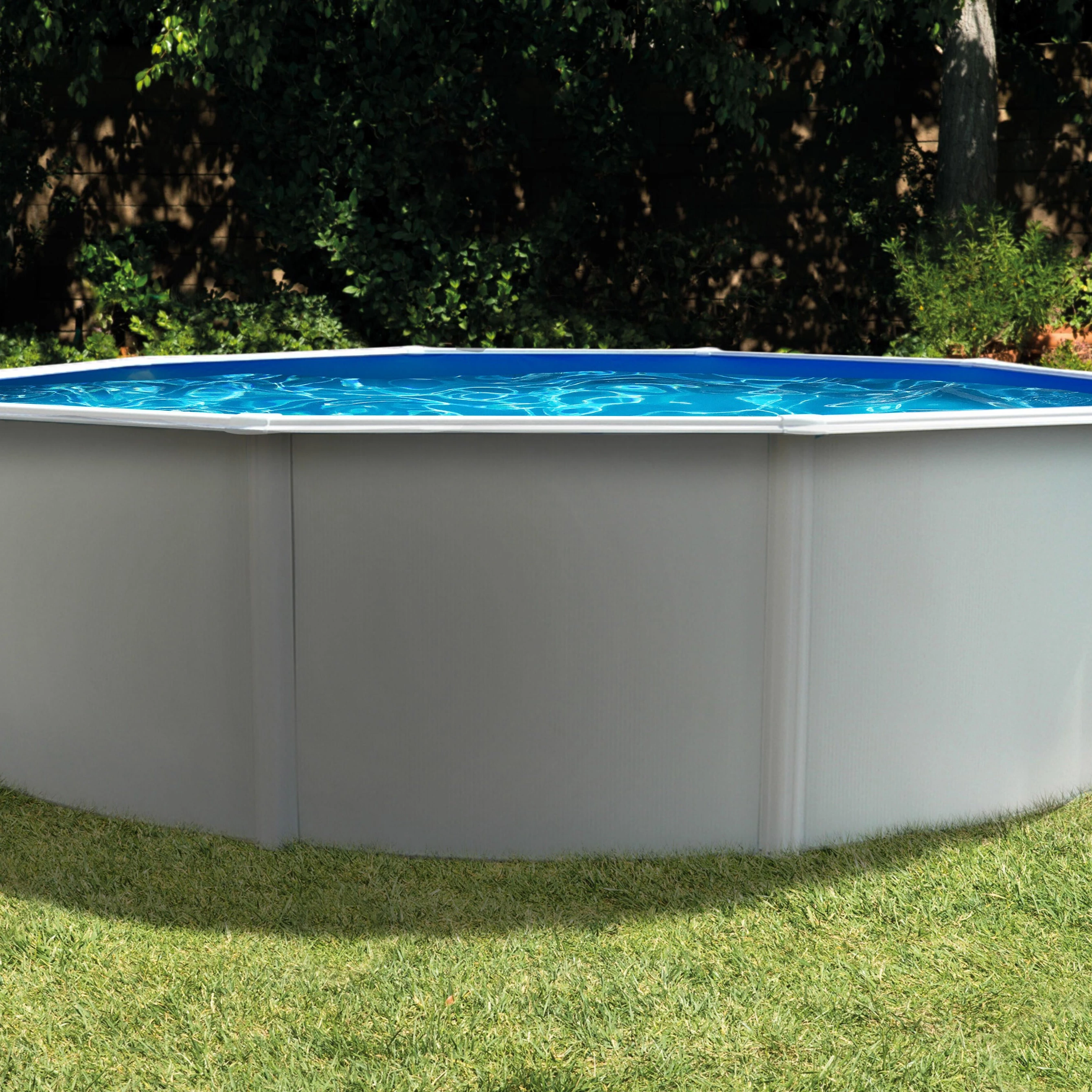 Piscina desmontable redonda QP Ø 350x120 cm liso blanco
