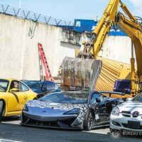 Filipinas ha vuelto a destruir más de un millón de euros en coches de lujo, incluido un McLaren 620R