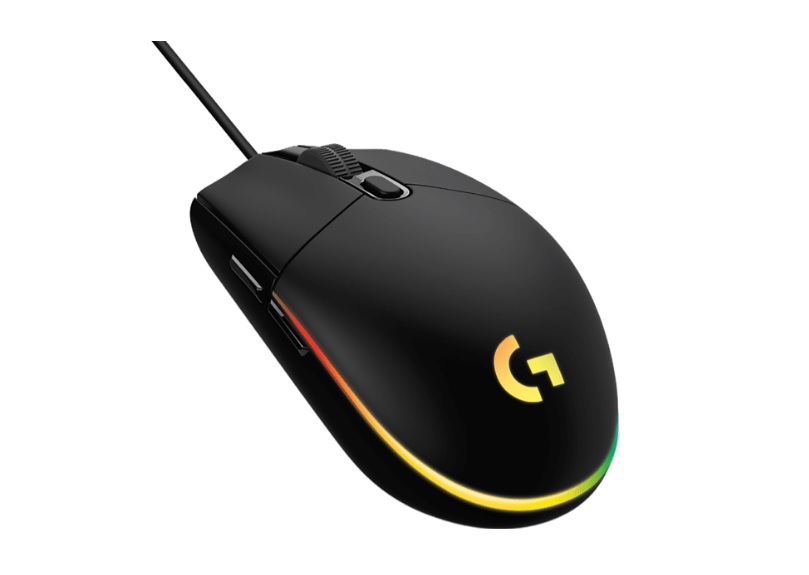 Logitech G203 Lightsync Ratón Gaming 8000DPI RGB Negro