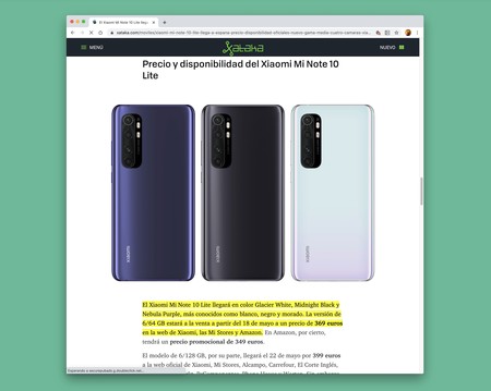 Adiós a Ctrl+F: Google ahora resaltará y nos llevará a los términos que buscamos cuando entremos en una web