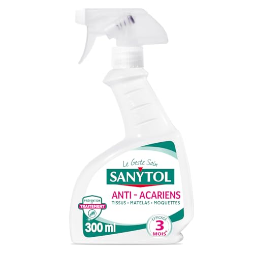 Sanytol 33635110 - Desinfectante líquido antiácaros (300 ml)