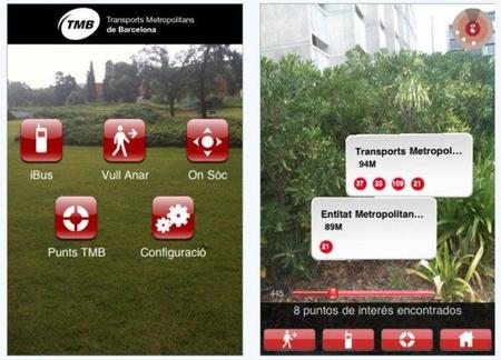 TMB Virtual, aplicación de realidad aumentada para el transporte público de Barcelona