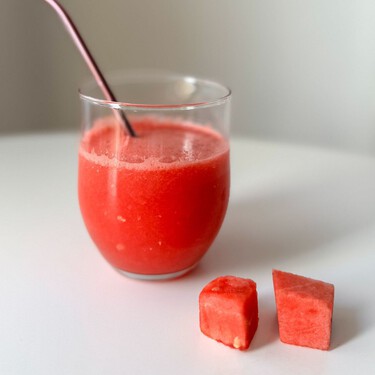 Smoothie de sandia, una deliciosa bebida refrescante 