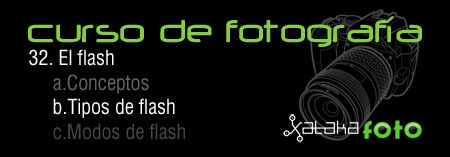 Curso de Fotografía: 32. El flash: Tipos de flash