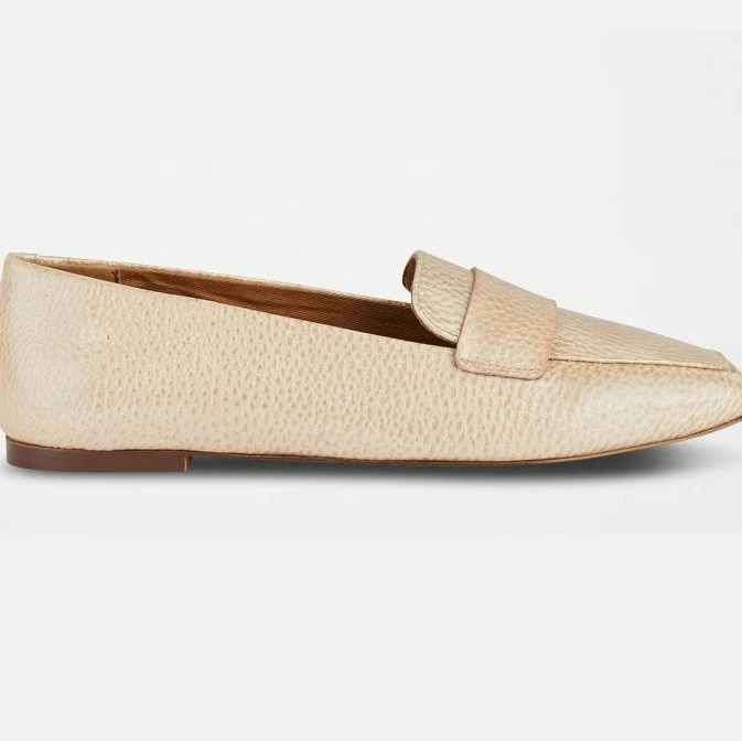 GEOX Mocasines de piel - Beige