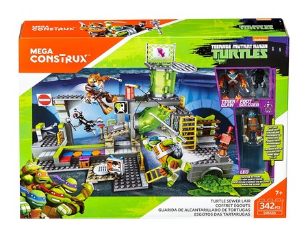 El set de Mega Bloks: Guarida de alcantarillas de las Tortugas Ninja cuesta 28,68 euros en Amazon