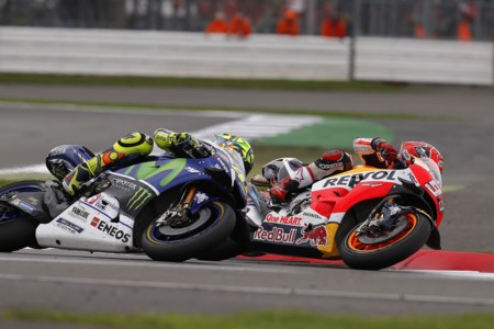 Marc Marquez Valentino Rossi Repsol Honda Movistar Yamaha Motogp Silverstone 2016