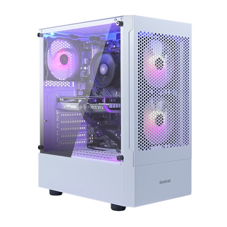 COOLPC Black II - Ryzen 5 5500 / GeForce RTX 4060 8Gb / 16Gb DDR4 3200Mhz / NVMe 500Gb
