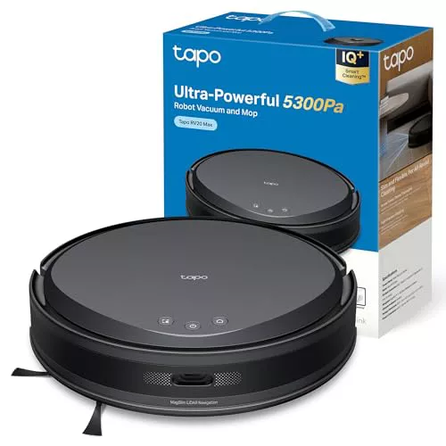 Tapo RV20 MAX – Robot Aspirador y Friegasuelos 4 en 1