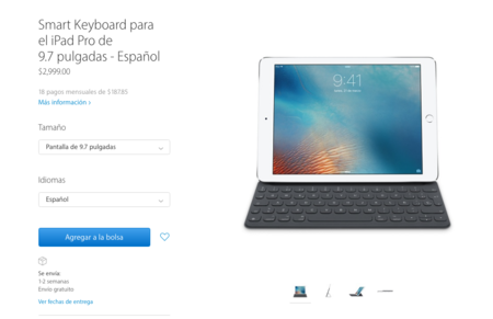 El Smart Keyboard del iPad Pro ya está disponible en español