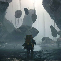 Un jugador de Death Stranding 2 ha encontrado una cosa extrañísima: los basureros enviados por Kojima 