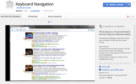 Keyboardnavigation