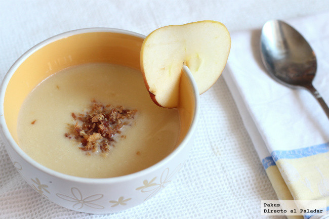 Receta de vichyssoise de manzana