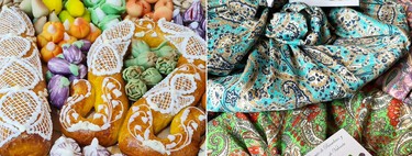 Qué es la mocadorà o mocaorà, la fiesta valencianista en la que los enamorados se regalan pañuelos llenos de mazapán