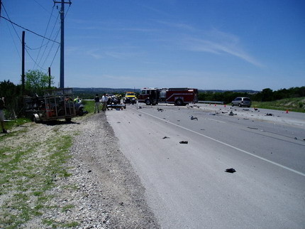 Lotus Elise desintegrado tras un accidente