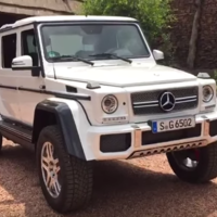Se filtra un video con el posible Mercedes-Benz G65 AMG 4X4² V12 Convertible