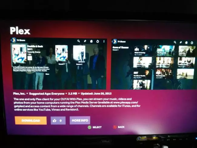 Plex ouya