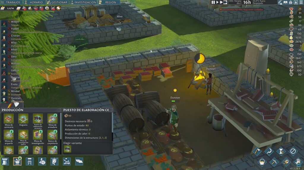 Consejos para mejorar los edificios en Going Medieval, tener la