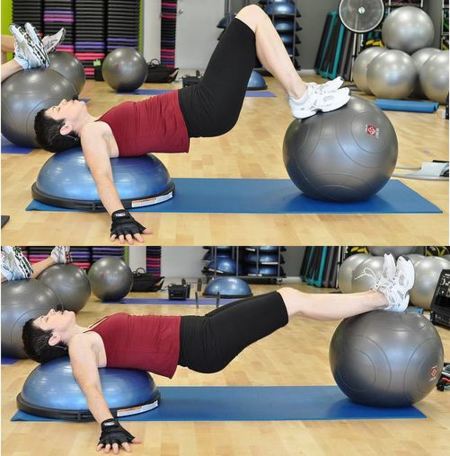 Tres tipos de contracciones en un solo ejercicio de abdominales
