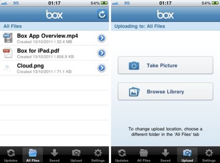 Box.net ofrece de forma gratuita 50 GB de espacio en "la nube" para usuarios de iOS