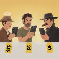 Sabemos por qué acabamos comprando el iPhone caro en vez del barato: se llama "teoría del bueno, el feo y el malo"