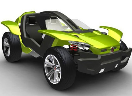 Fiat Bugster Concept, reciclable y sin emisiones