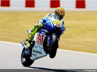 Valentino Rossi borda el GP de Catalunya
