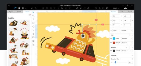 Lunacy es un excelente editor de gráficos para Windows fácil de usar, gratis y con muchos recursos de diseño integrados