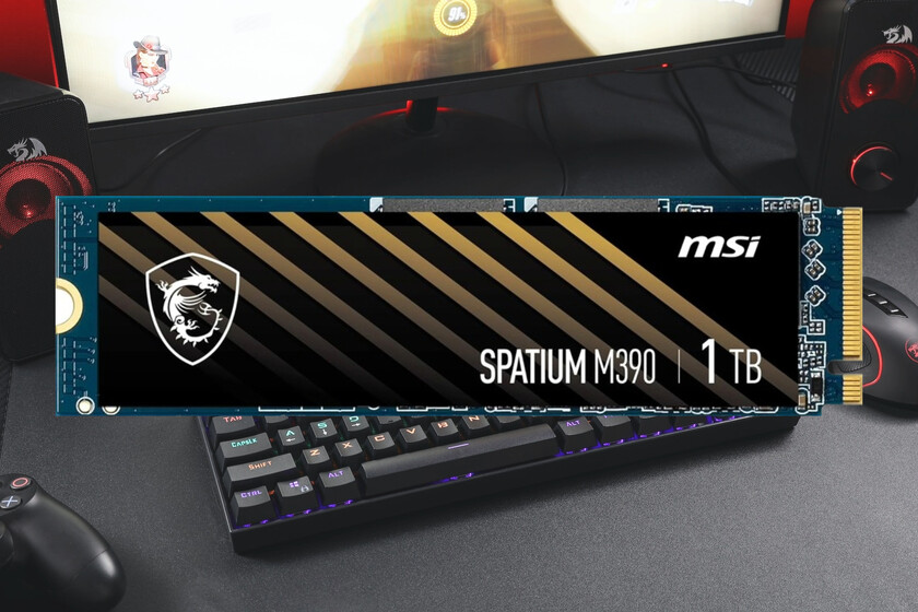 Disco Duro M.2 MSI SPATIUM M450 1TB PCIe 4.0 NVMe SSD